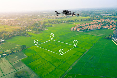 Medicion de predios con dron