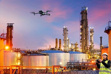 Fotogrametria para plantas industriales